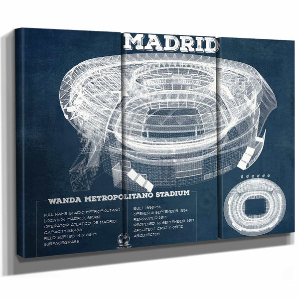 Atlético Madrid FC Wanda Metropolitano Stadium Soccer Print