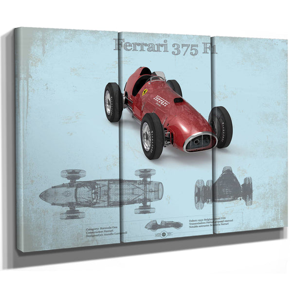 Vintage Ferrari 375 Formula One Race Car Print