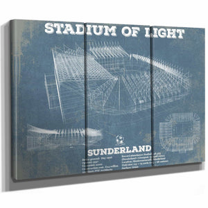 Sunderland AFC Stadium Of Light Soccer Print