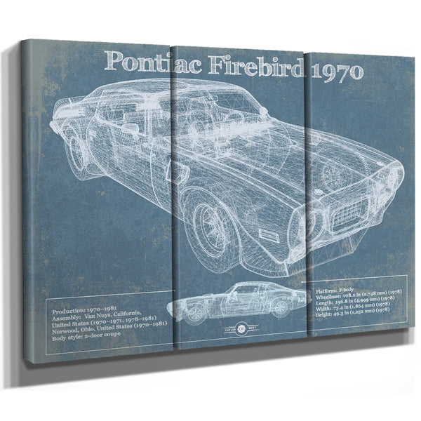 1970 Pontiac Firebird Vintage Auto Print