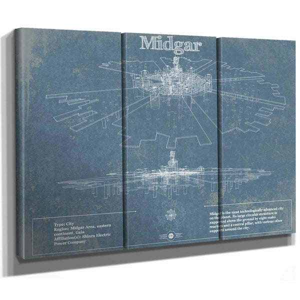 Final Fantasy Midgar Blueprint