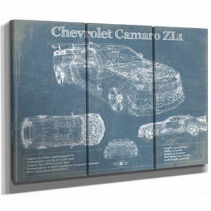 Chevrolet Camaro ZL1 Original Vintage Car Print