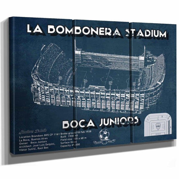 Boca Juniors F.C La Bombonera Stadium Soccer Print 2