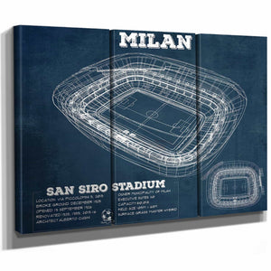 AC Milan San Siro Stadium Soccer Print