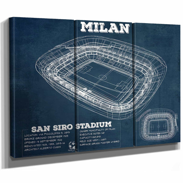 AC Milan San Siro Stadium Soccer Print