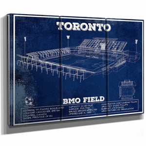 Toronto F.C. - BMO Field Vintage MLS Soccer Print