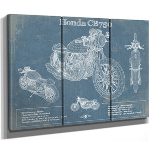 Honda CB750 Motorcycle Patent Print
