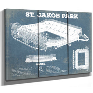 Basel Football Club St. Jakob Park Soccer Print