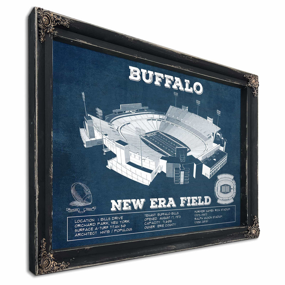 Buffalo Bills - New Era Field - Vintage Football Print