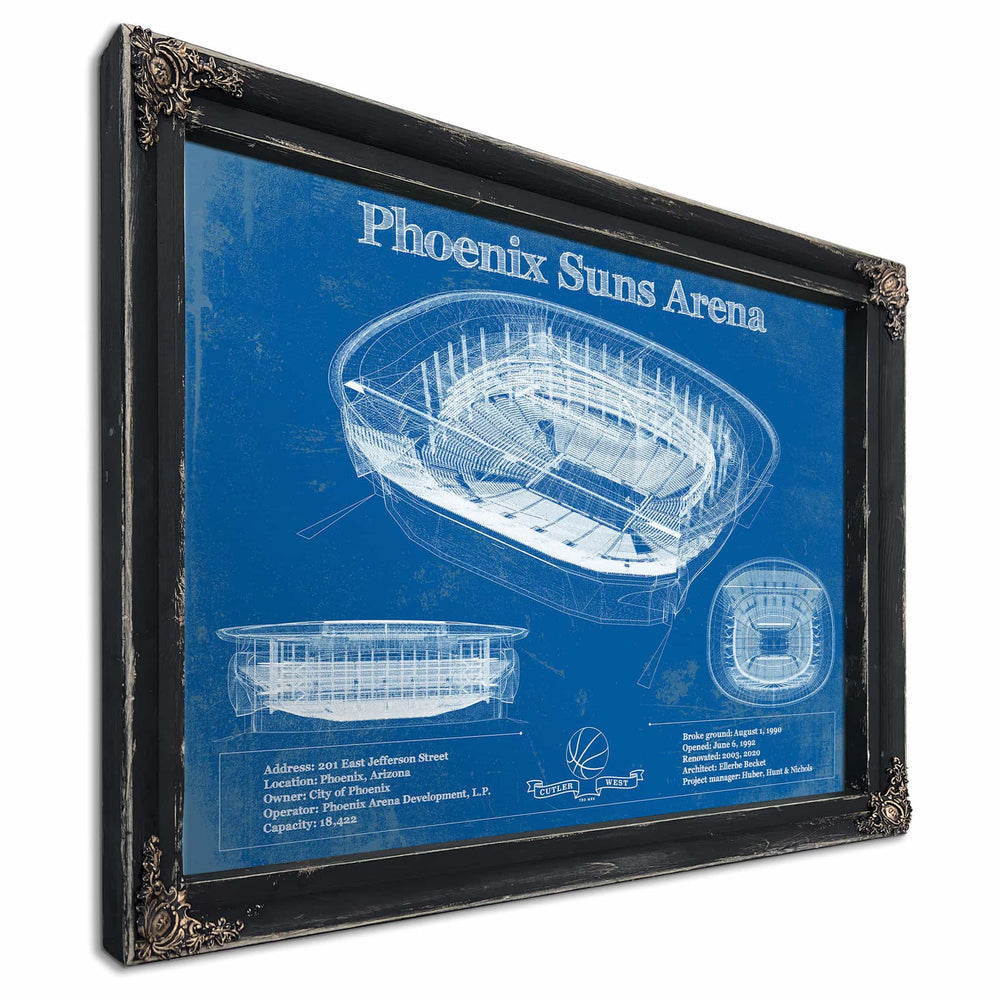 Phoenix Suns - Vintage Phoenix Suns Arena NBA Print