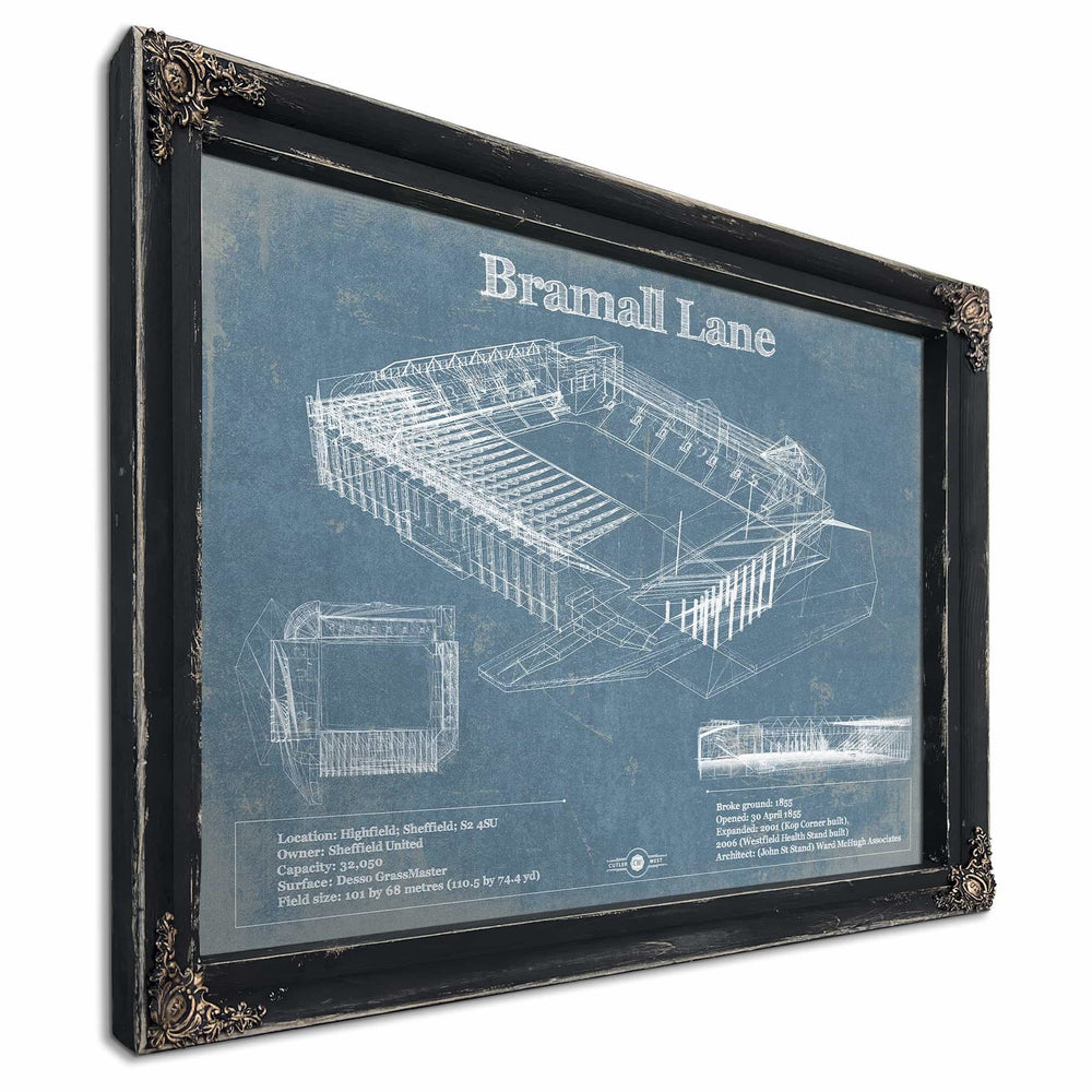 Bramall Lane Football Stadium Soccer Print