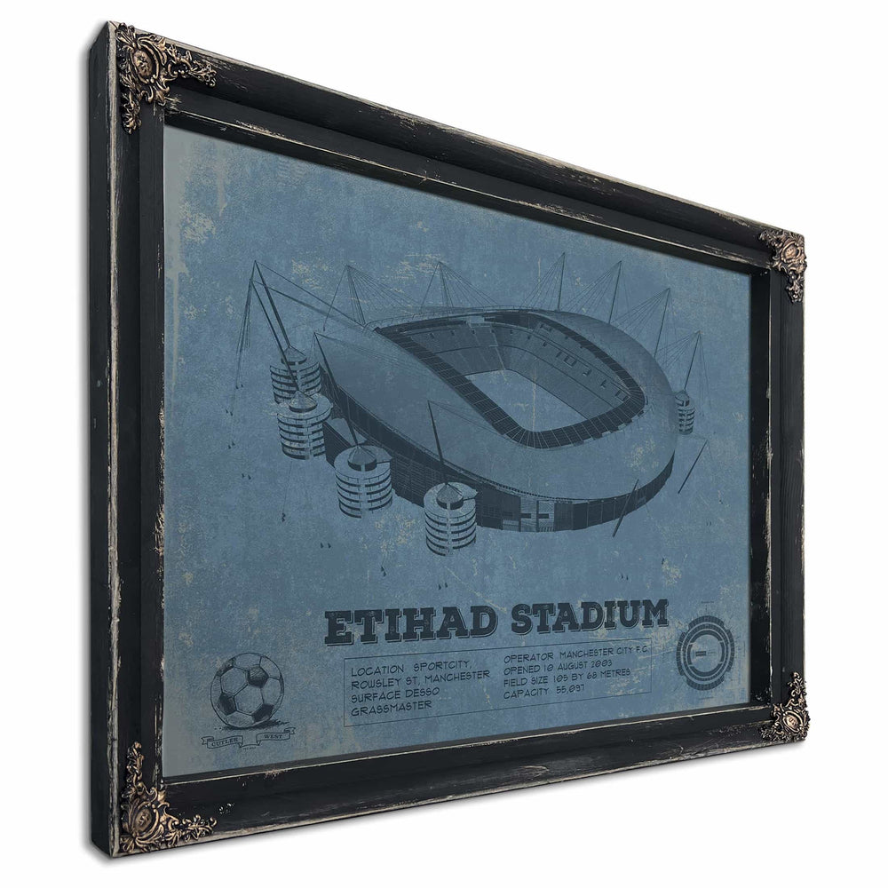 Manchester City FC- Etihad Stadium Soccer Print