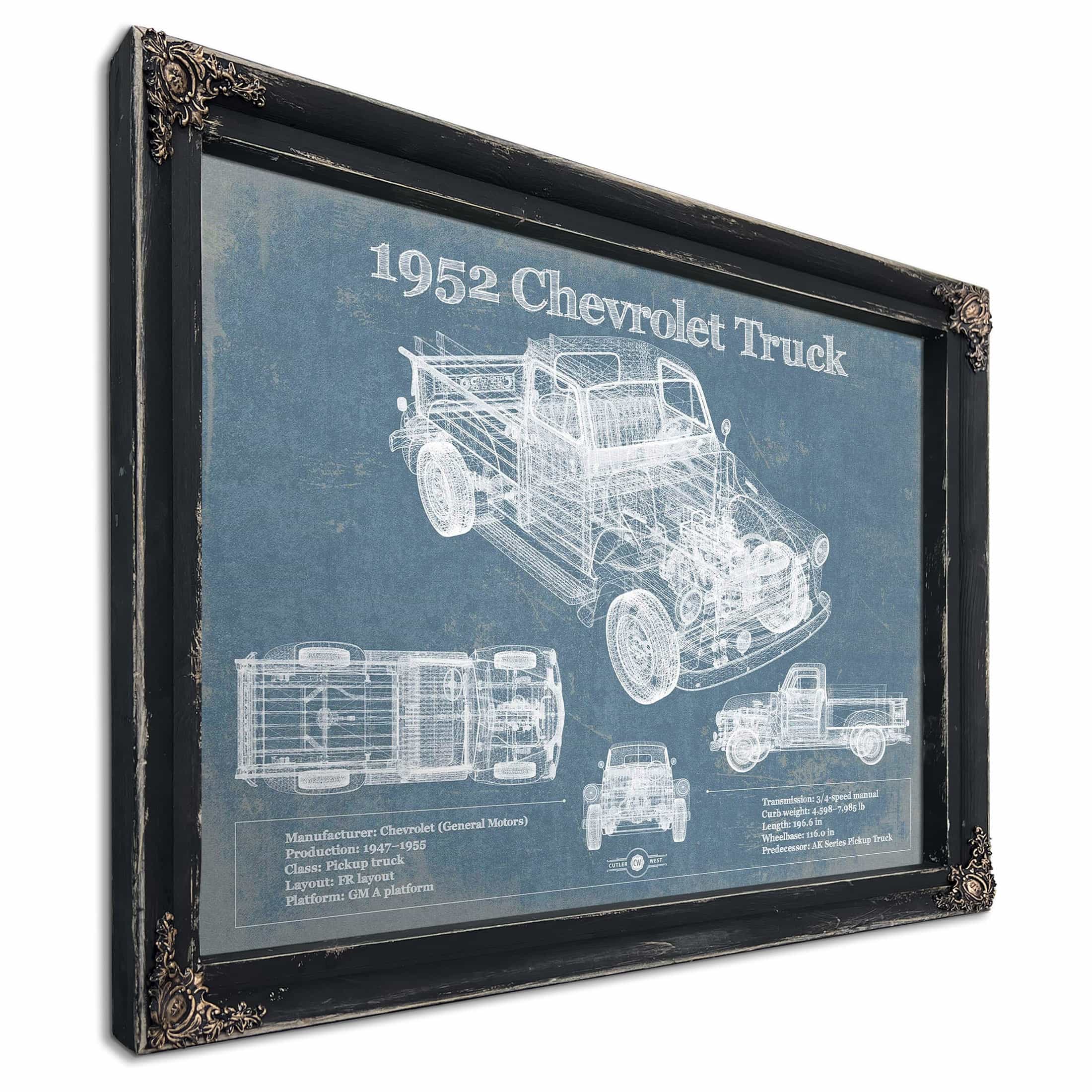 1952 Chevrolet Wall Art Print | Cutler West