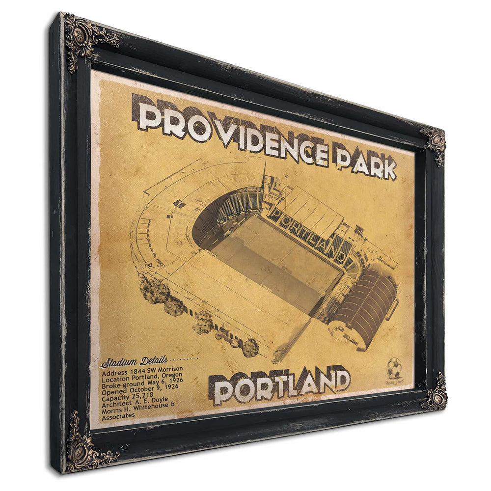 Portland Timbers F.C. - Providence Park Vintage MLS Soccer Print