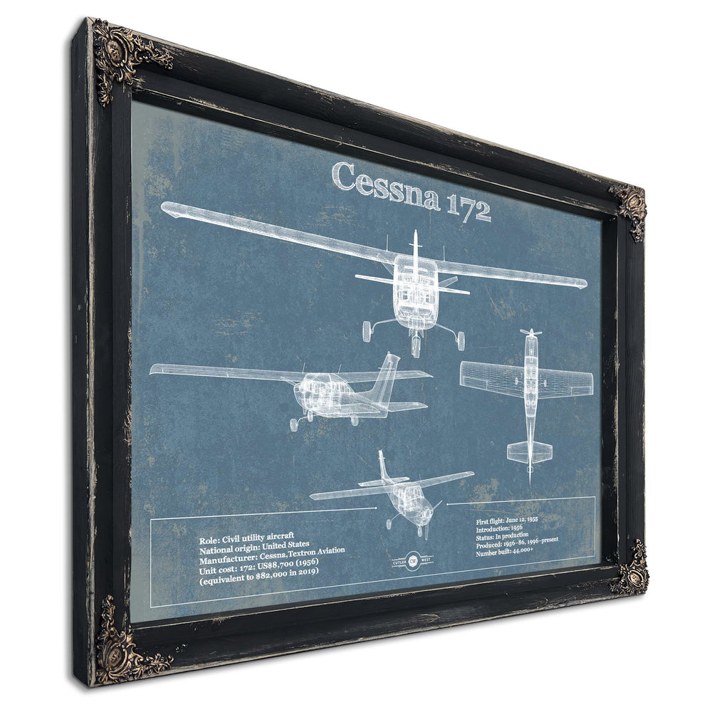 Cessna 172 Original Blueprint Art