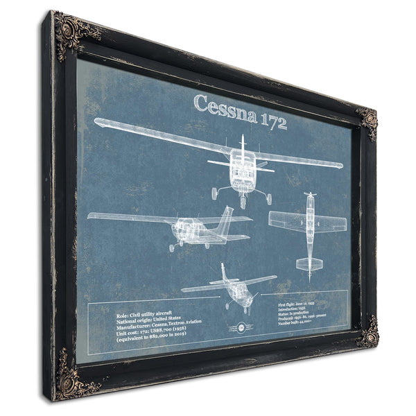 Cessna 172 Original Blueprint Art