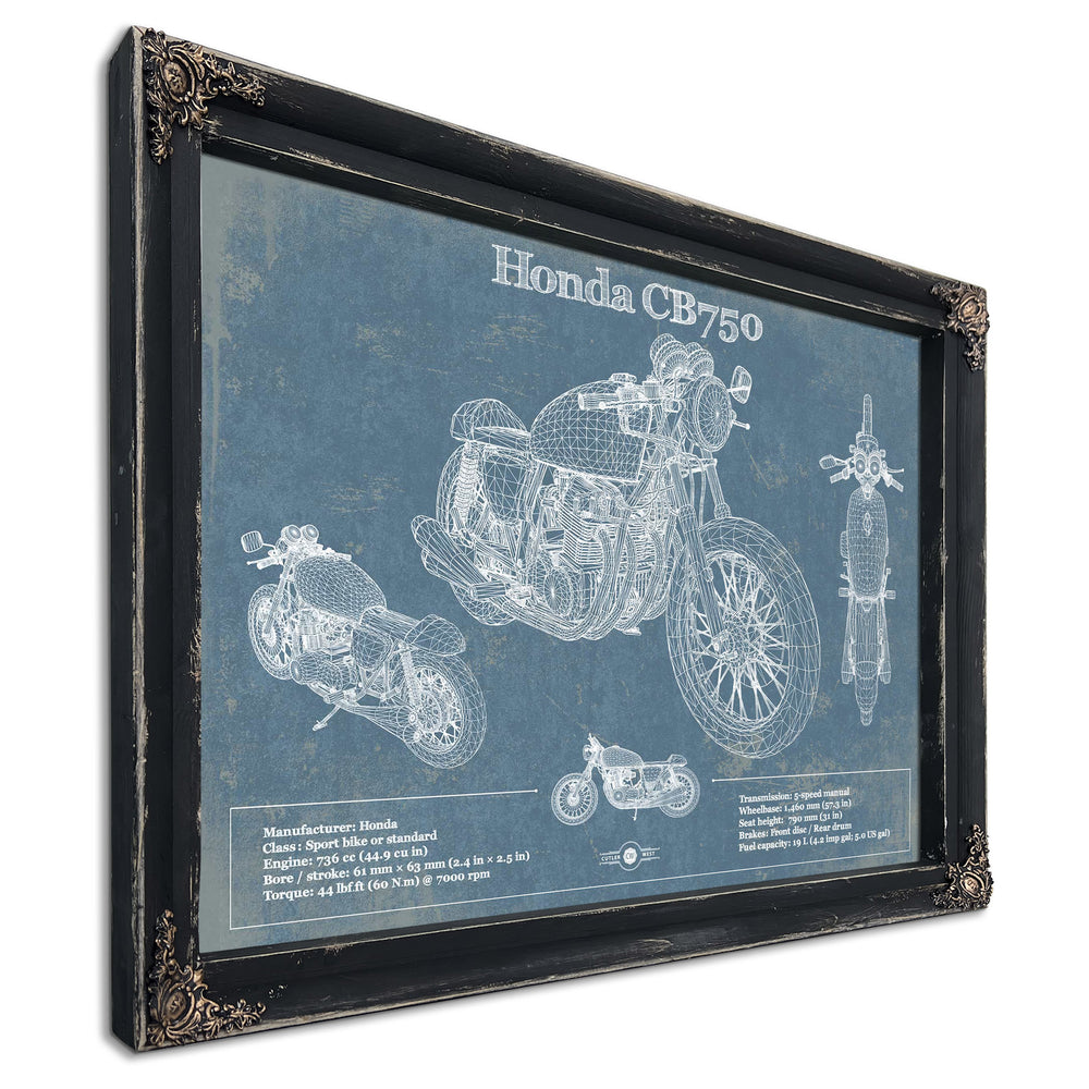 Honda CB750 Motorcycle Patent Print