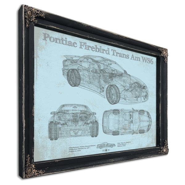 Pontiac Firebird Trans Am WS6 Vintage Auto Print