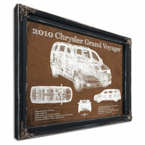 2010 Chrysler Grand Voyager Vintage Blueprint Auto Print