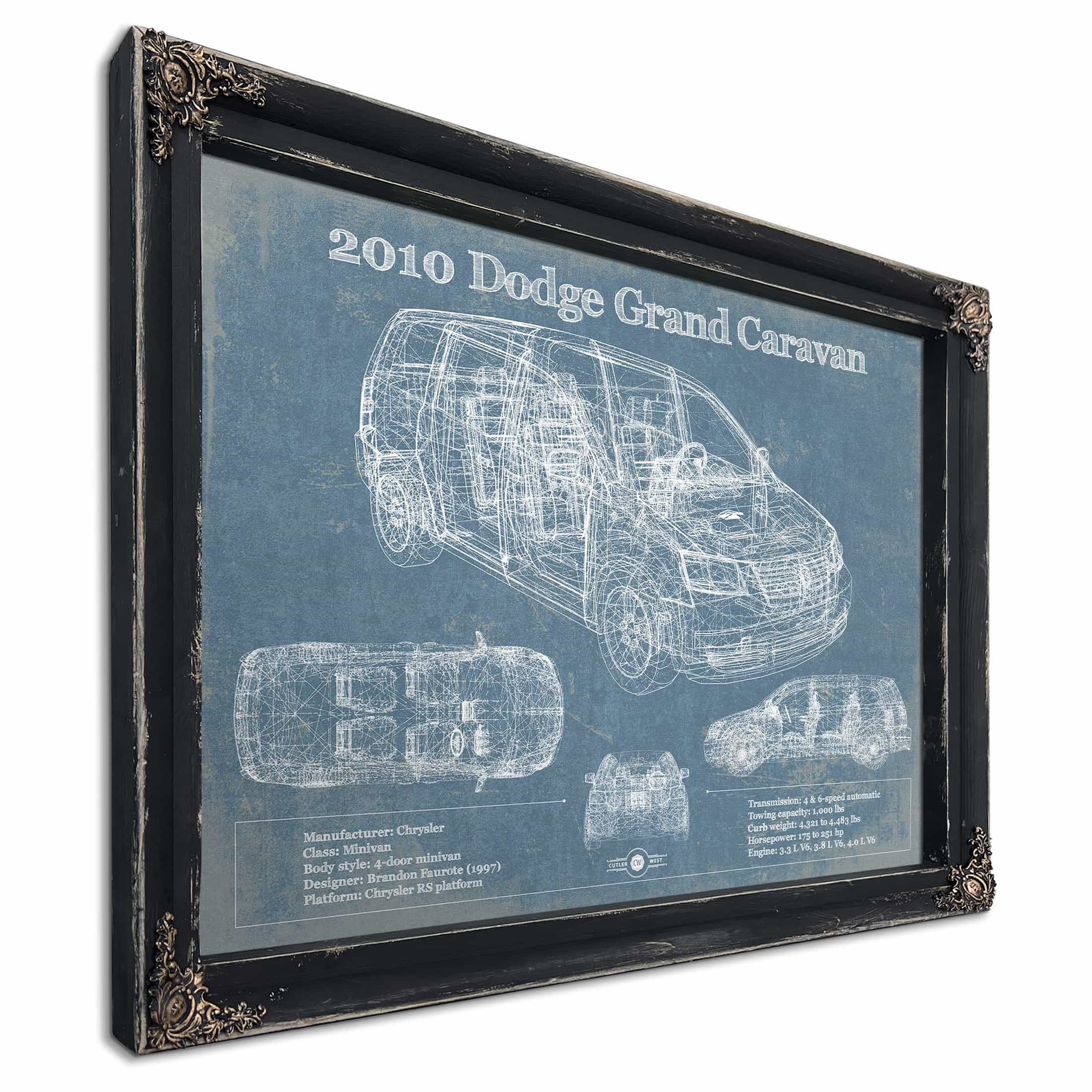 2010 Dodge Grand Caravan Wall Art Print | Cutler West