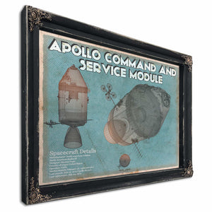 Apollo command and service module NASA Aviation Space Print
