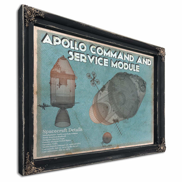 Apollo command and service module NASA Aviation Space Print