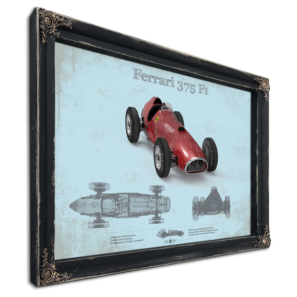 Vintage Ferrari 375 Formula One Race Car Print
