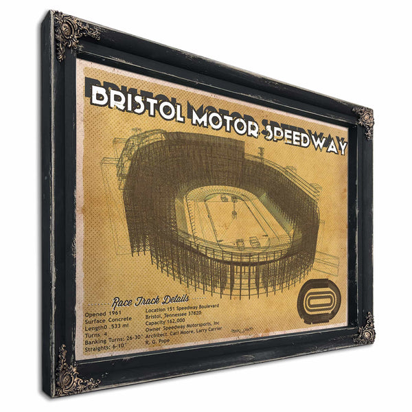 Bristol Speedway NASCAR Race Track Print