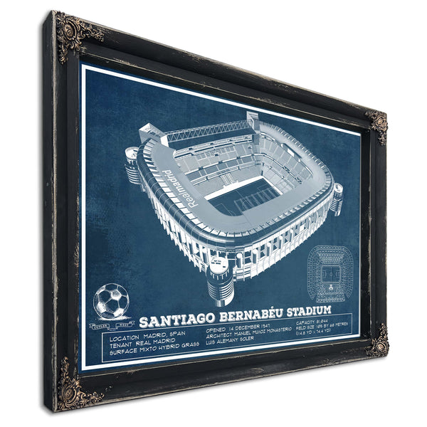 Real Madrid Football Club - Santiago Bernabeu Stadium Soccer Print