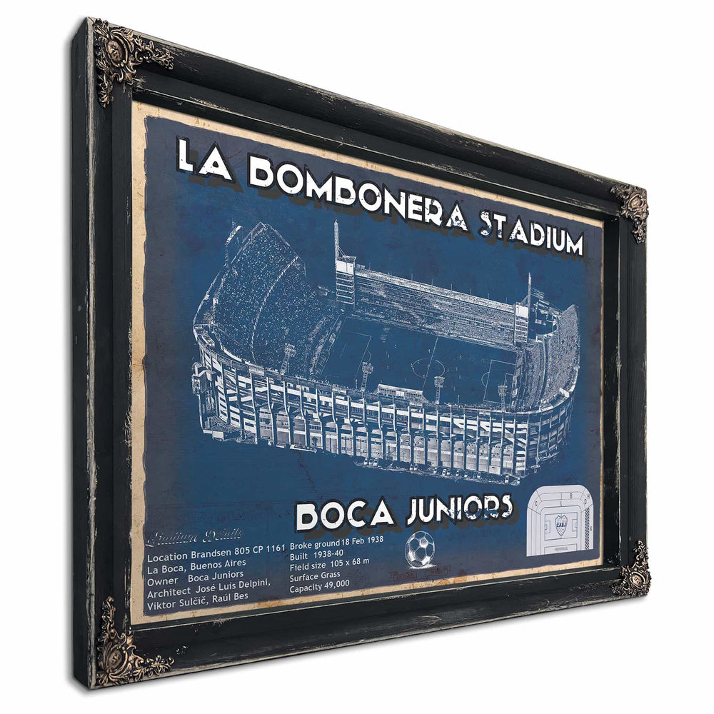 Boca Juniors F.C - La Bombonera Stadium Soccer Print