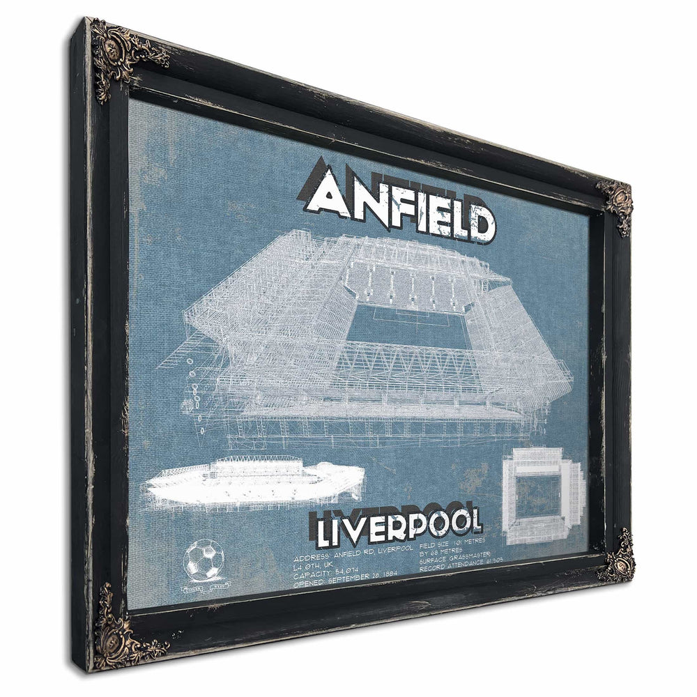 Liverpool F.C - Anfield European Football / Soccer Team Color Print