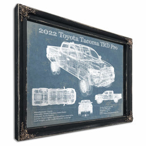 2022 Toyota Tacoma TRD Pro Blueprint Vintage Auto Print