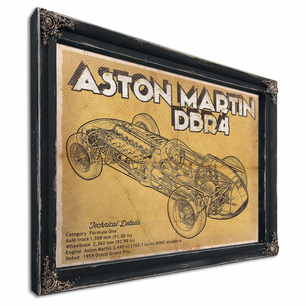 Aston Martin DBR4 Formula One Race Car Print