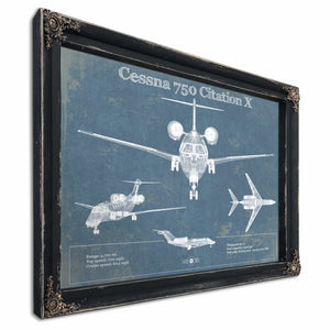 Cessna 750 Citation X Original Blueprint Art