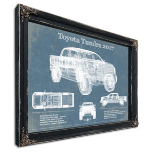 2010 Toyota Tundra Vintage Blueprint Auto Print
