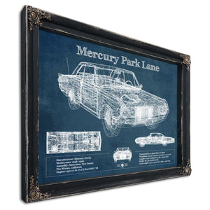 Mercury Park Lane Blueprint Vintage Auto Print
