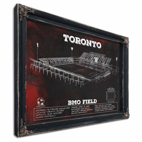 Toronto F.C. - BMO Field Vintage MLS Soccer Print 2