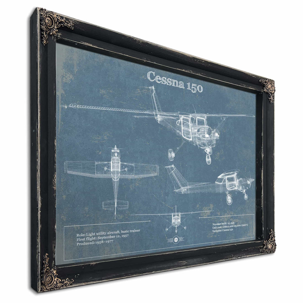 Cessna 150 Original Blueprint Art