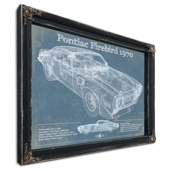 1970 Pontiac Firebird Vintage Auto Print
