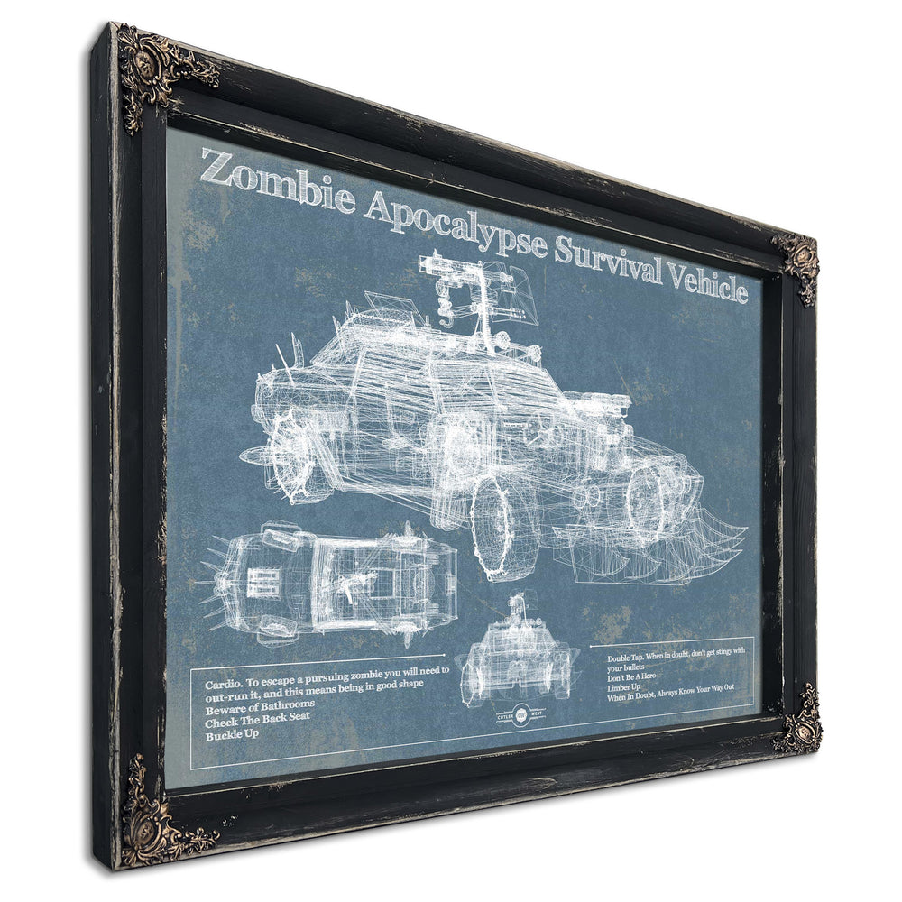 Zombie Apocalypse Survival Vehicle Original Patent Print