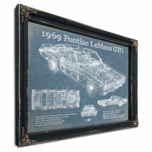 1969 Pontiac LeMans GTO Vintage Auto Print
