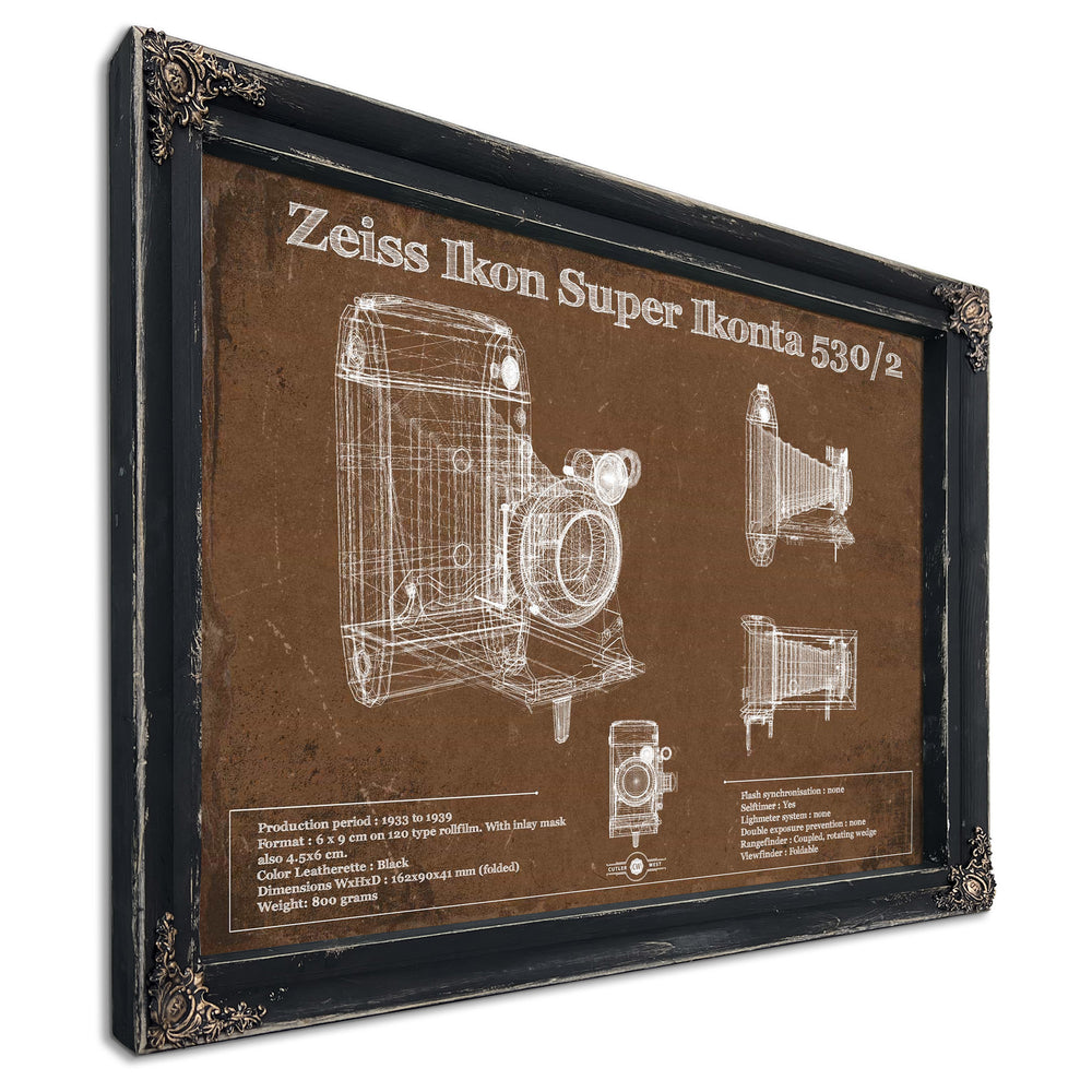 Zeiss Ikon Super Ikonta 530/2 Camera Patent Print
