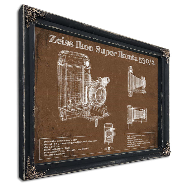 Zeiss Ikon Super Ikonta 530/2 Camera Patent Print