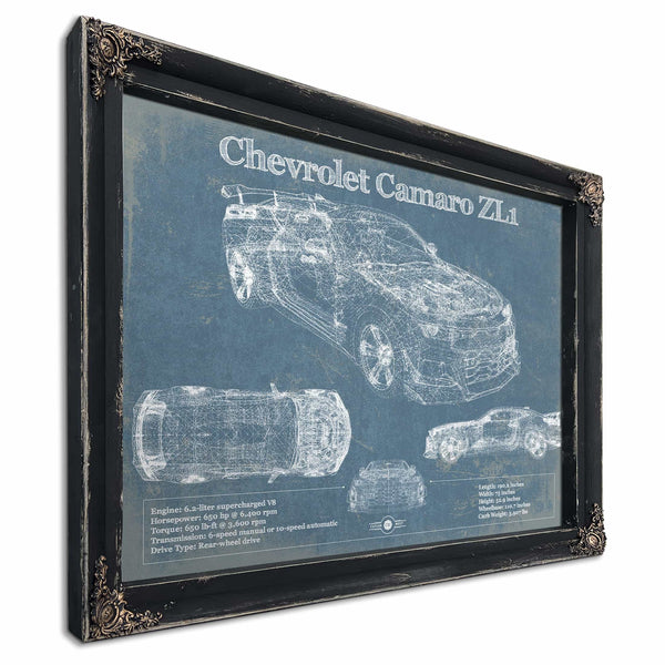 Chevrolet Camaro ZL1 Original Vintage Car Print