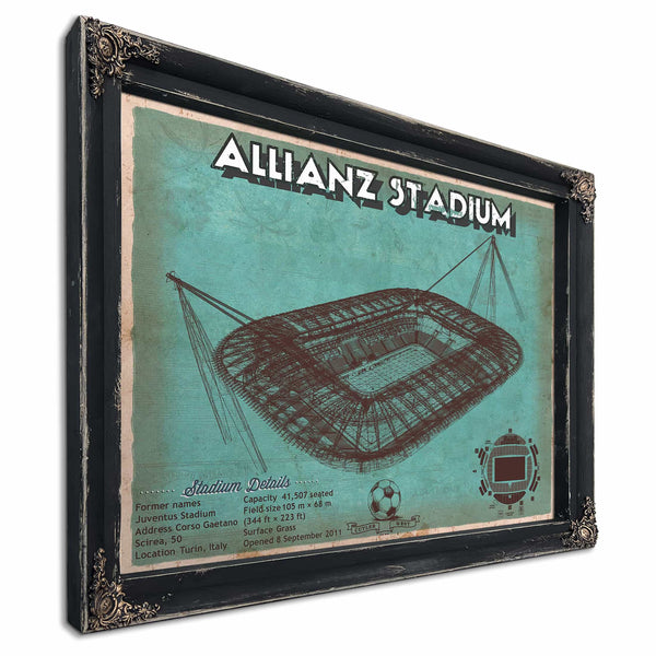 Juventus Football Club Allianz Stadium Stadium Soccer Team Color Print