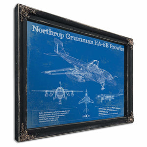 Northrop Grumman EA-6B Prowler Patent Blueprint Original Military Wall Art