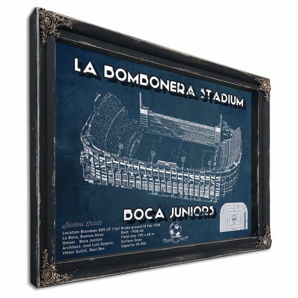 Boca Juniors F.C La Bombonera Stadium Soccer Print 2