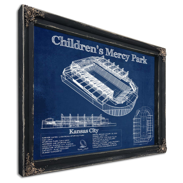 Kansas City Children's Mercy Park Vintage Soccer MLS Print