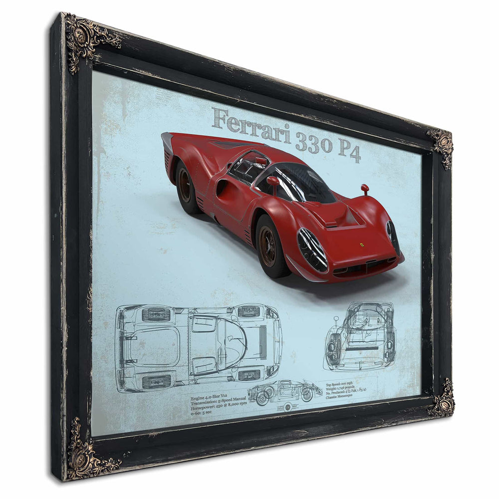 Ferrari 330 P4 Vintage Sports Car Print
