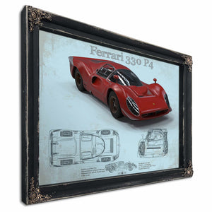 Ferrari 330 P4 Vintage Sports Car Print